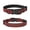 Black & Red, variant on Mile High Life Reflective Dog Collar | Nylon Pet Collars wiith Buckle | Light Weight Puppy Collars | Lime Green Dog Collars for Medium Dogs Lime Green