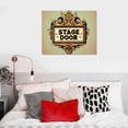thumbnail image 4 of MLJA Vintage Metal Signs Stage Door Tin Sign Poster Wall Art Decor Plaque for Home Movie and Musical Theater Concert Entry Signage Indoors or Outdoors, 4 of 4