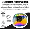 thumbnail image 2 of Titanium Aura Quartz Crystal Tumbled Stones Polished Rocks (1 OZ), 2 of 5