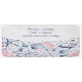 thumbnail image 1 of Adventure Kitchen Mat, Underwater Marine Wildlife Theme Seashells Corals and Starfishes, Plush Decorative Kitchen Mat with Non Slip Backing, 47" X 19", Navy Blue Dark Coral, by Ambesonne, 1 of 1