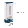 thumbnail image 2 of IBASETOY  Wall Hanging Garbage Bag Holder, Blue ABS, No Punch Installation, Sturdy Storage, 2 of 6