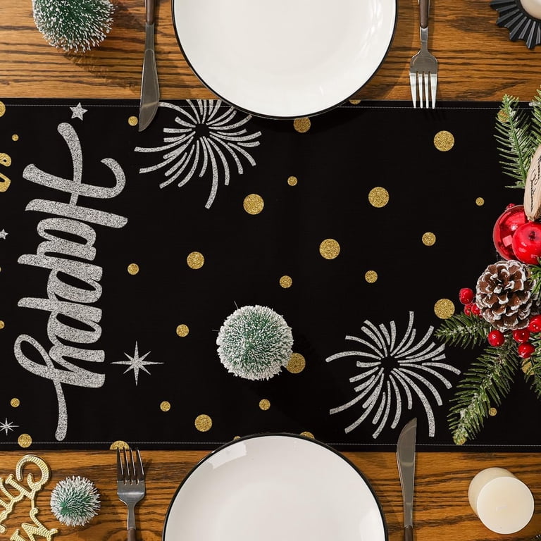 Year Of The Snake 2025 Chinese Table Runner - 13x72 Inch Lunar New Year Decor For Spring Festival