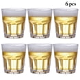 thumbnail image 2 of Bangcool Gobelet en Acrylique Transparent 6 Pcs Réutilisable Polyvalent Gobelet à Jus Gobelet à Bière pour Bar, 2 of 10