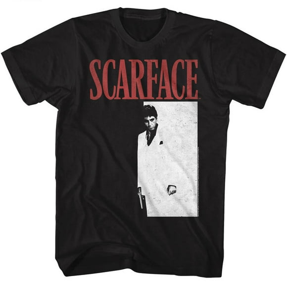 Scarface 1983 Film Criminel Cinéma Meng Noir T-Shirt pour Adulte Tee
