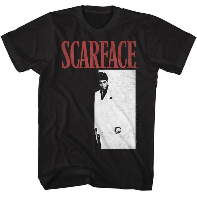 Scarface T-Shirt Adulte Noir 1983 Film Criminel Meng