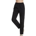 thumbnail image 4 of Womens Ski Pants Womens Assault Pants Plus Velvet Keeping Warm Thicken Solid With Pocket Soft Shell Trousers Long SKi Pants, 4 of 7