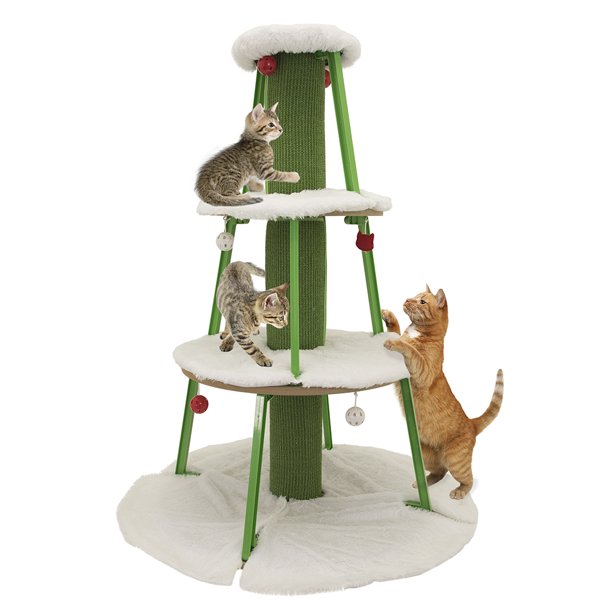 Buy products such as morovilla turbo replacement pads at walmart and cat trees, towers & scratching posts come in many different sizes to fit your home. kitty city 14 in christmas tree perch