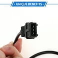 thumbnail image 4 of Unique Bargains 1 Pc Crankshaft Position Sensor for FIAT Panda I Hatchback 1.1 1995-2003 Sturdy Metal Plastic Black Engine Crank CKP Sensor, 4 of 6