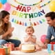 thumbnail image 3 of Guirnalda de bolas de fieltro para banner de cumpleaños - Feliz cumpleaños Packyouth, 3 of 7