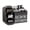 Black, variant on YIEMEEN Efficient Makeup Storage Solution With Compartments for Cosmetics Transparent ABS Box Practical Compact Display Case
