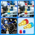 thumbnail image 3 of R1234yf to R134a Adapter, 1234yf to 134a Adapter Kit, R1234yf to R134a Conversion Adapters, High/Low Pressure Side R134a Adapter Convert to R1234yf, for Car Air-Conditioning R1234yf System Charging, 3 of 7