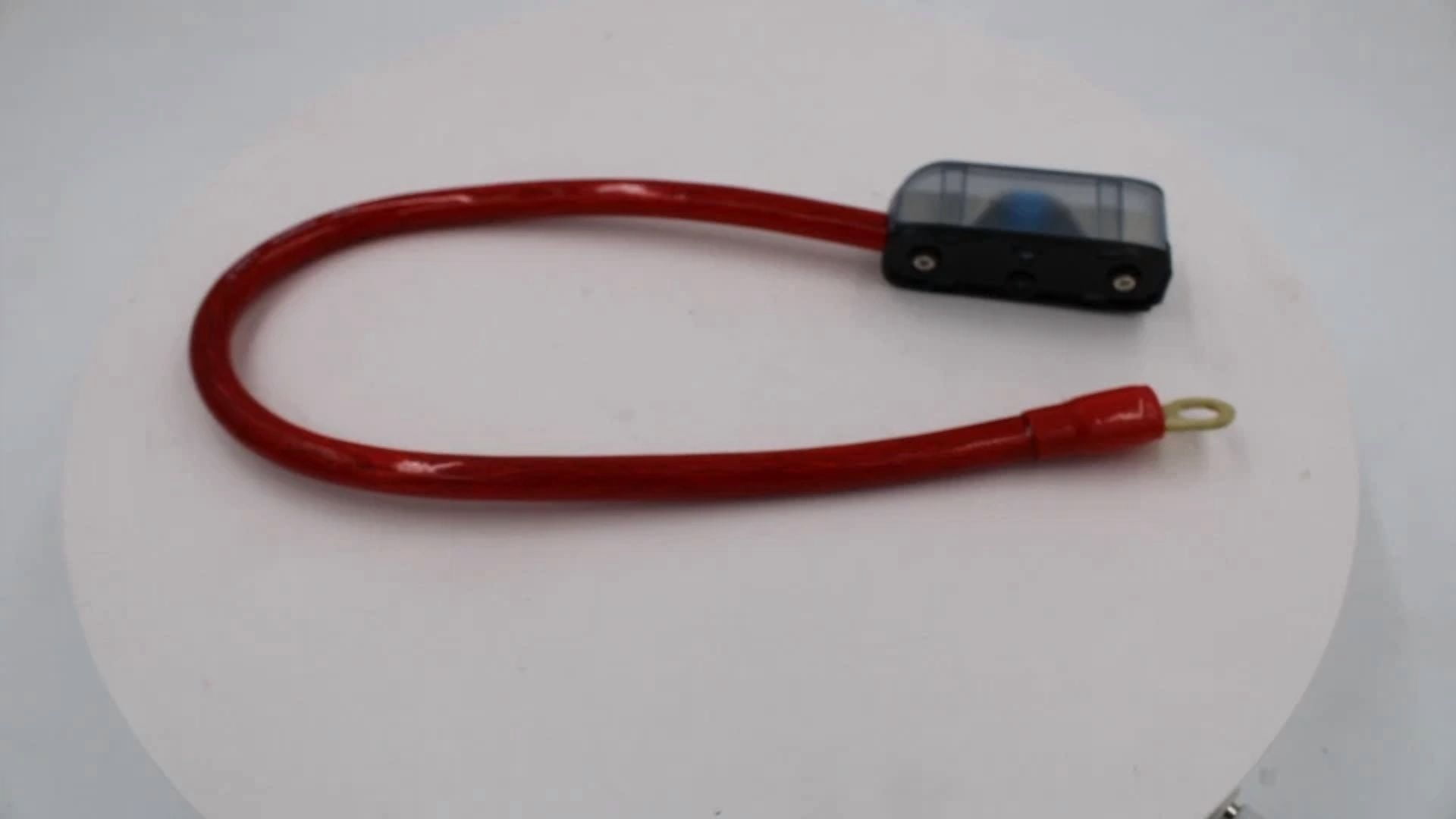CRESTIN- 4 Awg Gauge Imc Audio Cable Inline Fuse Holder Block Mini Anl 250 Amp 8 Inch