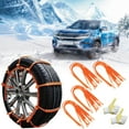 thumbnail image 3 of Anti Snow Chains, Snow Tire Chains, Reusable Anti-skid Tire Snow Chains, 2026 Upgraded Portable Pickup Truck and SUV Chains,Emergency Anti-skid Ties for Muddy Winter Roads, 3 of 5