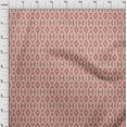 thumbnail image 4 of oneOone Viscose Jersey Peach Fabric Asian Ikat Craft Projects Decor Fabric Printed by The Yard 60 Inch Wide, 4 of 4