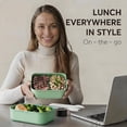 thumbnail image 5 of ASTOTSELL PP Leak-Proof, BPA-Free, Dishwasher/Microwave Safe, Stackable Bento Boxes, for Adults & Teens - Green, 5 of 6