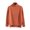 Orange, variant on comerut Women Fall Winter Sweater Half-high Collar Loose Long Sleeve Solid Color Irregular Split Hem Soft Knitted Thick Warm Lady Pullover Sweater