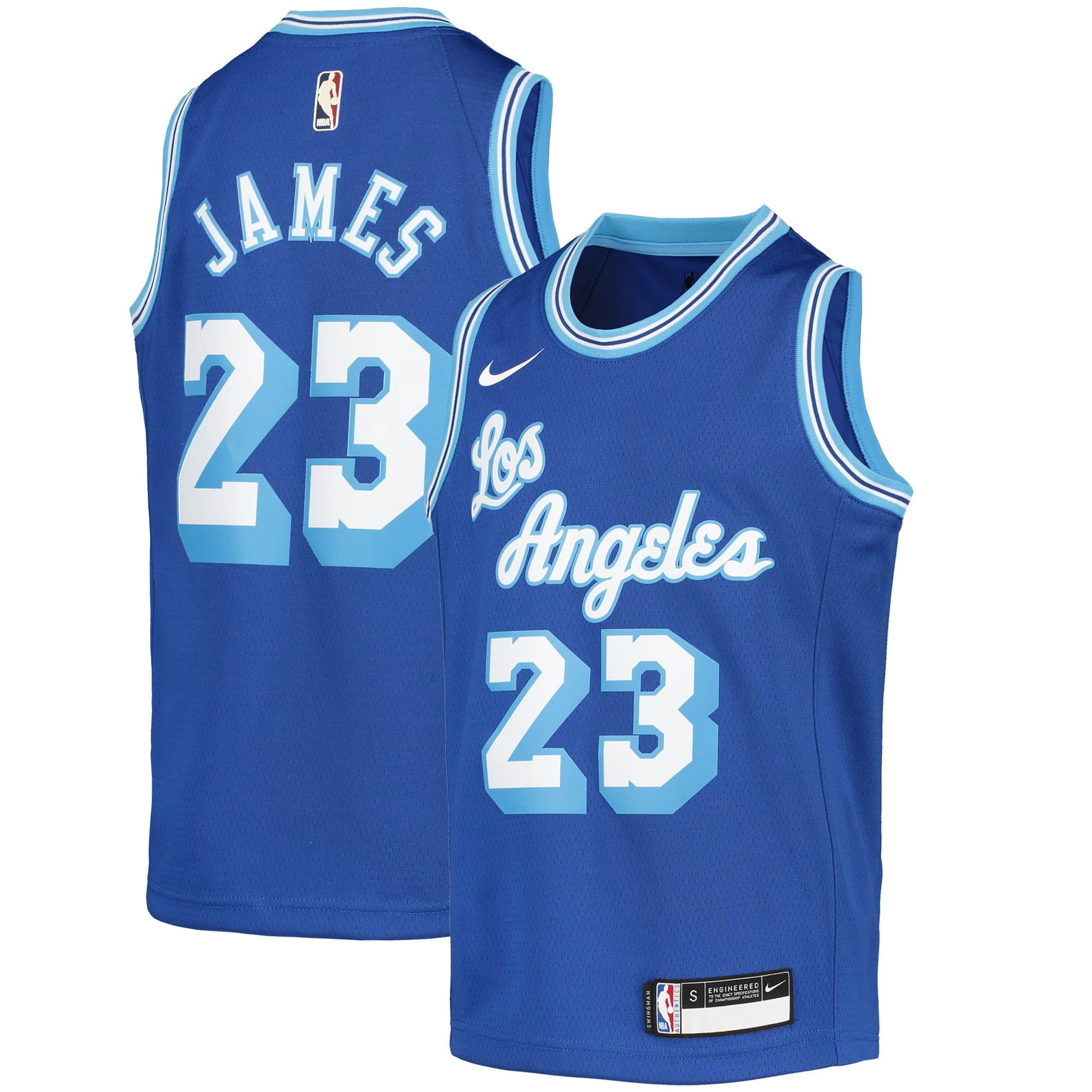 LeBron James Los Angeles Lakers Nike Youth 2020/21 Jersey - Classic Edition - Blue - Walmart.com