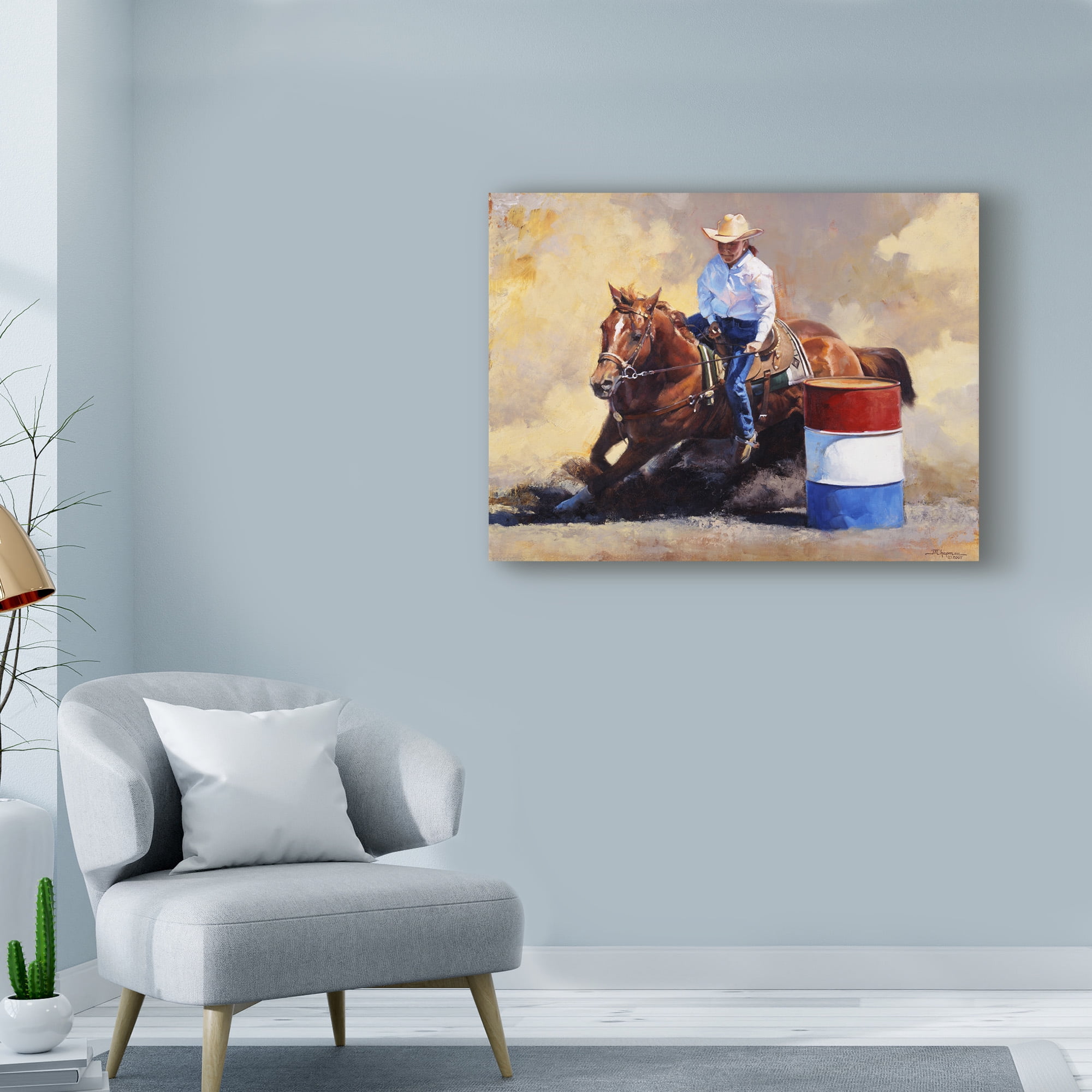 Trademark Fine Art 'You Go Girl' Canvas Art by Julie T. Chapman