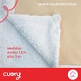 thumbnail image 2 of Cobija Super Suave Cobertor Frazada Sherpa Ligera Individual Beige, 2 of 6