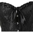 thumbnail image 4 of Femmes Corsets Bustiers Désossés Top Brodé Grande Taille, 4 of 6
