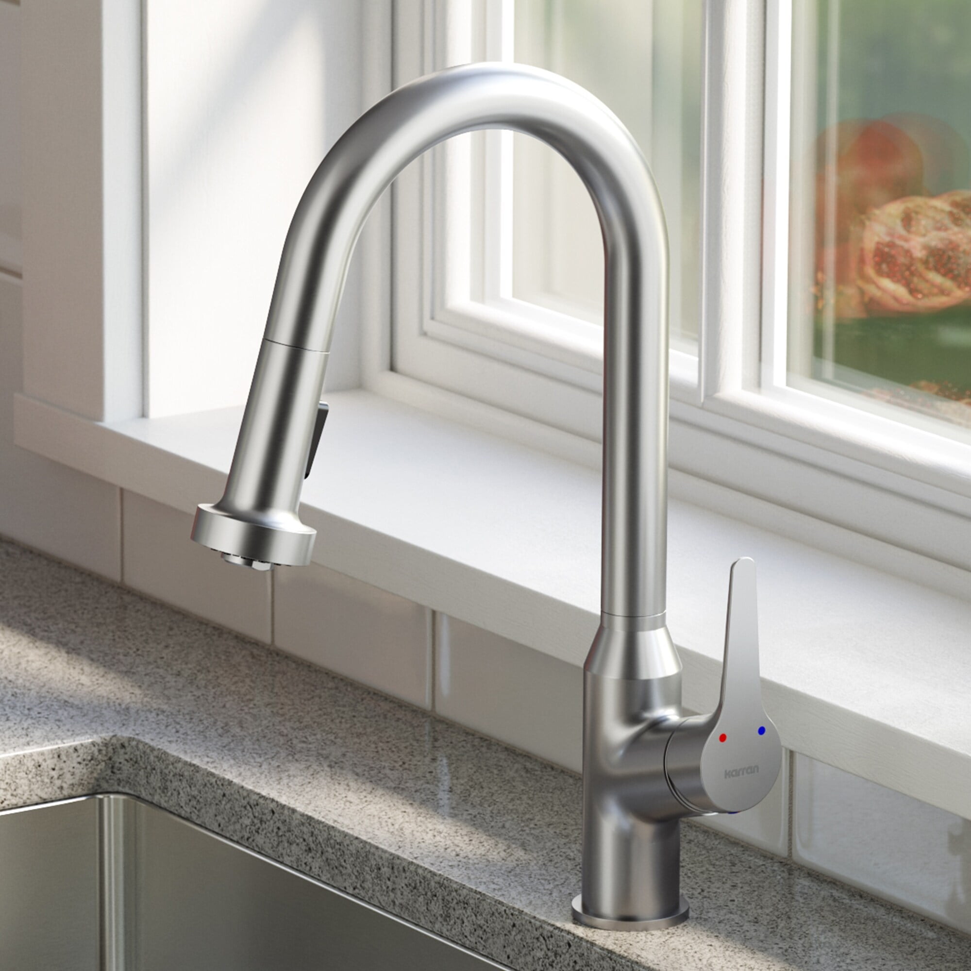 Karran Usa KKF250C Scottsdale 1.8 GPM 16-1/8" Single Hole Kitchen Faucet - Chrome