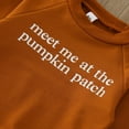 thumbnail image 5 of oqasdz Halloween Toddler Boys Girls Long Sleeve Letter Printed T Shirt Pullover Tops Clothes Size 6 M-12 M, 5 of 5