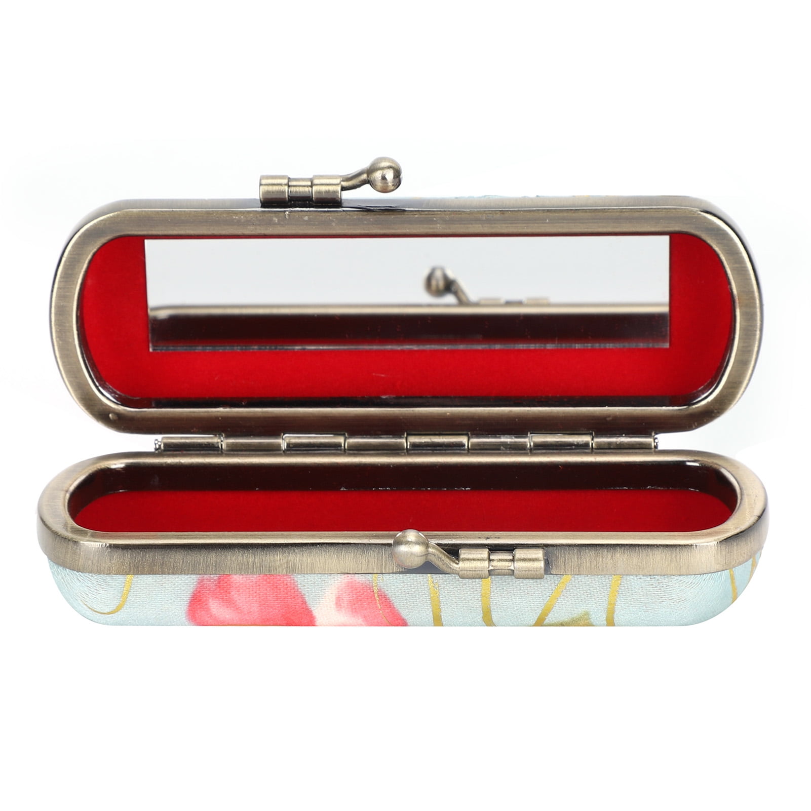 Lipstick Case Holder, Traditional Embroidery Design Prevent Damage