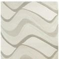 thumbnail image 2 of 2'x4' Ivory Hand Tufted Abstract Waves Indoor Accent Rug, 2 of 9