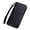 Black, variant on Women Wallet Long Genuine Leather RFID Blocking Zipper Cellphone Pouch Tassel Card Holder Case with Wristlet.