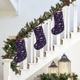 thumbnail image 5 of Picia Winter Skiing Snowflakes for 18in Christmas Stockings, Xmas Stocking for Kids, Holiday and Family Stocking for Fireplace or Party Decoration, 5 of 8