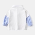 thumbnail image 4 of Hihipz Toddler Boys Polo Shirt Summer Patchwork Striped Shirts Holiday Stylish Tops,Sizes 3-4, 4 of 7