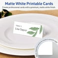 thumbnail image 3 of Avery Printable Place Cards, 1-7/16" x 3.75", Matte White, 300ct, 3 of 11