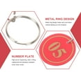 thumbnail image 3 of STRANDCHIC 50Pcs Colored Key Tags Numbered Id Tags Red for Hotel Check-in, 3 of 5