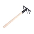 thumbnail image 2 of Rake de jardinería Anti slip Made Many Rake para trasplantar bonsai de césped 5 dientes, 2 of 8