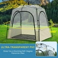 thumbnail image 3 of LILYPELLE Sport Tent with Removable Top Cover and Sealed Floor, Instant Weather Proof Pod for 4-6 People, Pop Up Bubble Clear View Tent, All Weather Shelter, 3 of 8