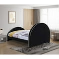 thumbnail image 4 of Meridian Furniture Brody Black Velvet Full Bed, 4 of 7