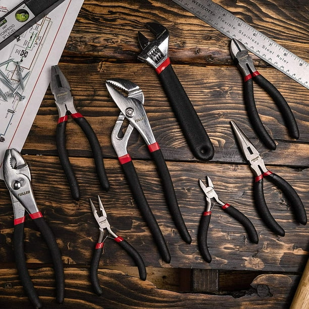 Fuller Tool 413 1008 8pc Plier Set plier for Mechanics outils