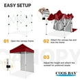thumbnail image 6 of COOS BAY 5 Ft. W x 5 Ft. D Steel Outdoor Portable Canopy Tent with Sidewall, 6 of 8