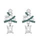 thumbnail image 2 of Christmas Tree Earrings Holiday Earrings Christmas Gifts For Girlfriend Family, 2 of 6