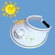 thumbnail image 4 of Sombrero solar con ventilador giratorio de 360° con carga USB y protección UV - 3 velocidades, diadema ajustable para adultos, negro/rosa/verde/blanco/morado/amarillo, 4 of 8