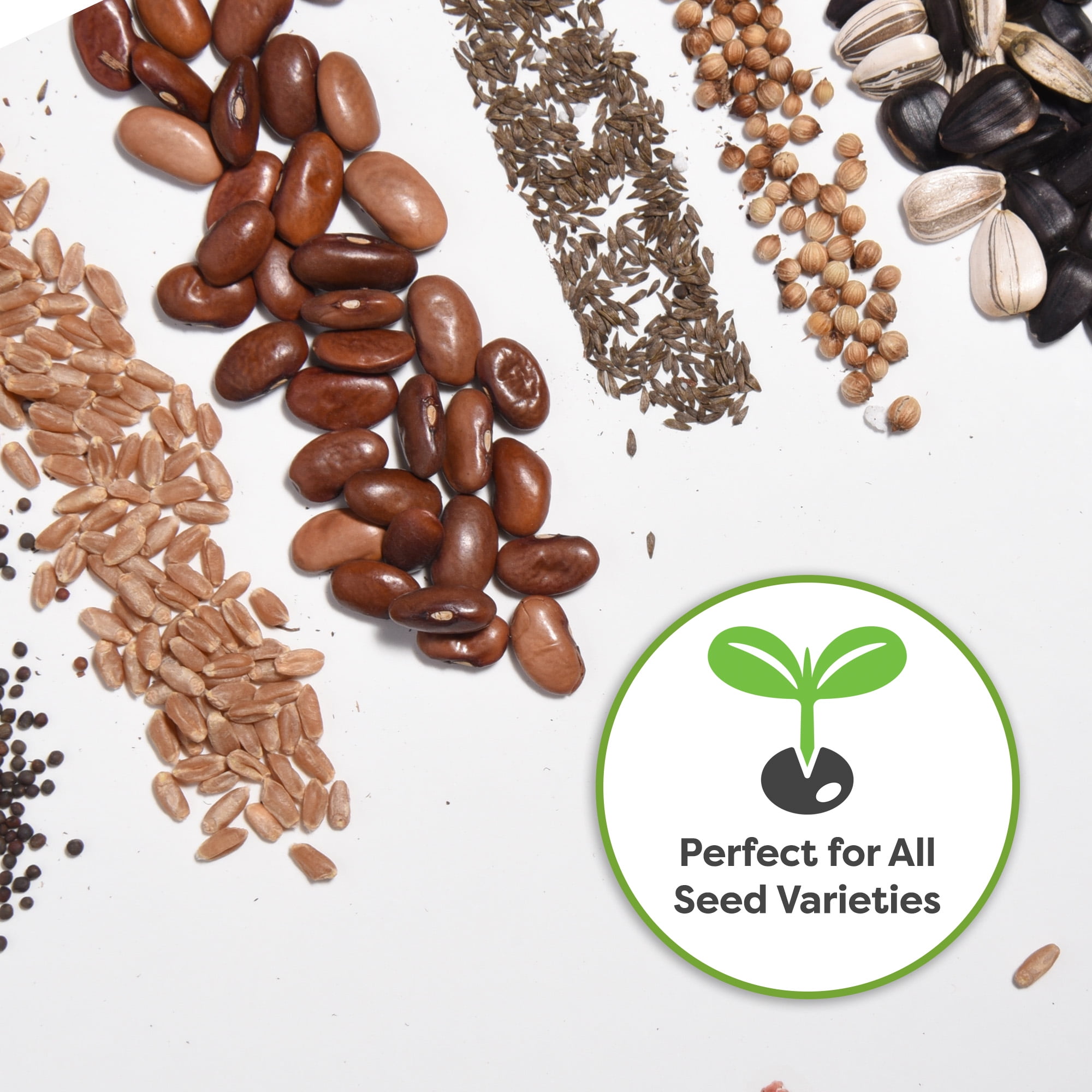 Organic Seed Starter Soil Mix 8qt., Perfectly Balanced Seed Sprouting Medium, Contains Worm Castings and Mycorrhizae