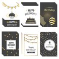 thumbnail image 1 of Tarjeta de cumpleaños: tarjeta de feliz cumpleaños de una sola capa, tarjeta de cumpleaños, tarjeta plana plegable con pegatina de sobre, 1 of 6