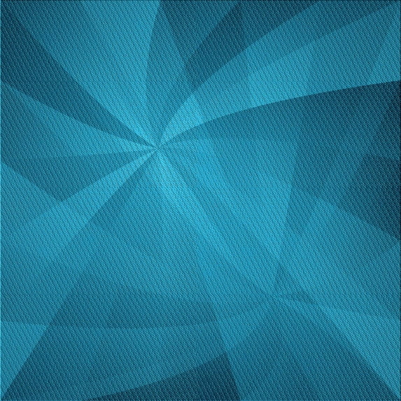 Ahgly Company Indoor Square Patterned Blue Eyes Blue Area Rugs, 5' Square