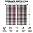 thumbnail image 2 of Blackout Kids Curtains,Gray Red Plaid Checkered Pattern Childrens Insulated Curtains Set Of 2,Bedroom Essentials,Toddler Room Decor 42"x84", 2 of 5