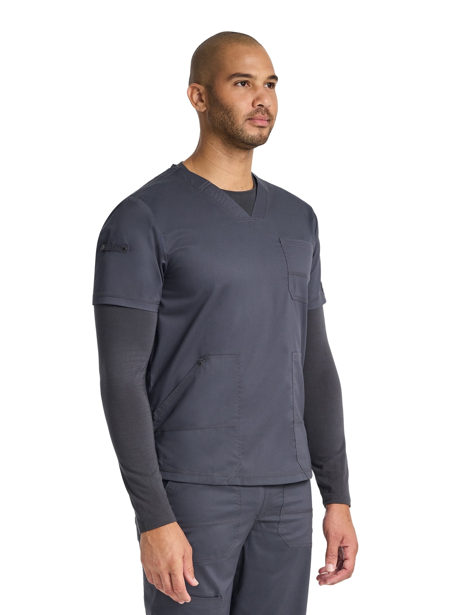 Genuine Dickies Men's Stretch V-Neck Scrub Top