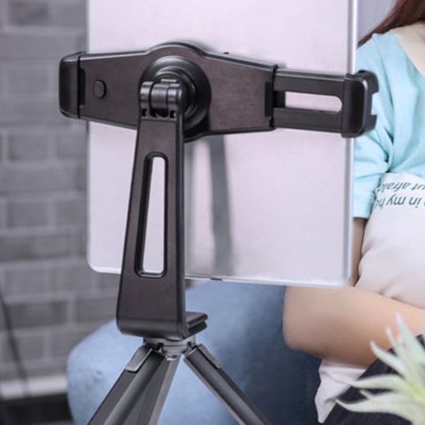 Nestingho Soporte Para Tablet Con Adaptador Para Trípode De Plástico Negro Giratorio 360
