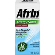 Afrin Allergy Sinus Nasal Spray 0.50 oz (Pack of 6)