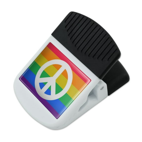 Peace Rainbow LGBTQ Symbol Refrigerator Fridge Magnet Magnetic Hanging Hook Note Snack Clip