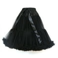 thumbnail image 3 of RUTAYY Women Petticoat Puffy Tutu Tulle Skirt Fluffy Skirts Ballet Dance Pettiskirts Underskirt Solid Color Flowy Swing Skirts, 3 of 4