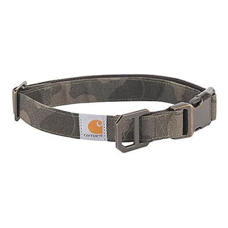 Carhartt Adjustable Nylon Duck Dog Collar, Deep Wine, Medium